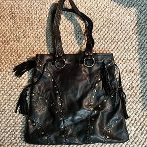 Carla Mancini Leather Shoulder Bag